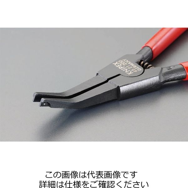 エスコ 12mm/30°軸用ロックリングプライヤー EA590BE-1 1丁 