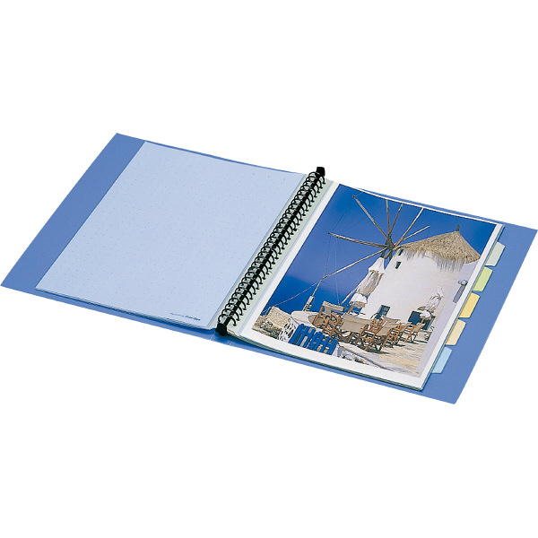 キングジム クリアファイル 差し替え式 5冊 A4タテ背幅25mm