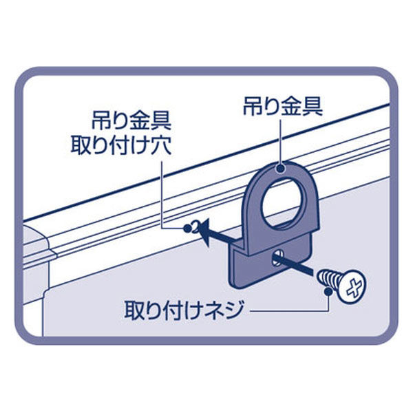 コクヨ ホワイトボード（軽量タイプ） 900×600mm 壁掛け FB-SL23W