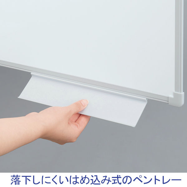 プラス ホーローホワイトボード 行動予定（12人用） 450×600mm 壁掛け