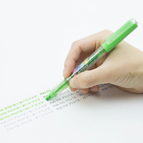 三菱鉛筆（uni） 蛍光ペン プロパス 緑 PUS155.6 1箱（10本入） - アスクル