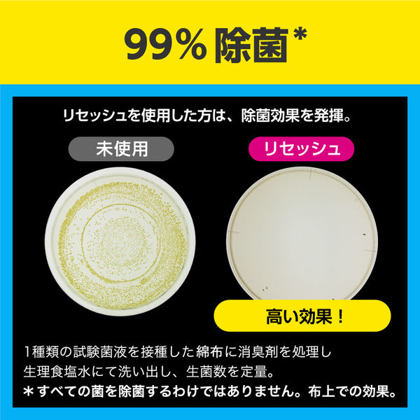 【布用消臭除菌スプレー】リセッシュ 除菌EX 香り残らない 本体 370mL 1本 花王