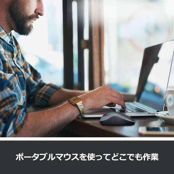 Logicool - （鳥丸） ロジクール 無線（ワイヤレス）マウス M186 光学式/3ボタン/3年