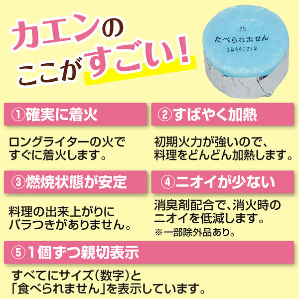 ニイタカ 固形燃料 カエン 25g 1箱（320個：20個入×16パック
