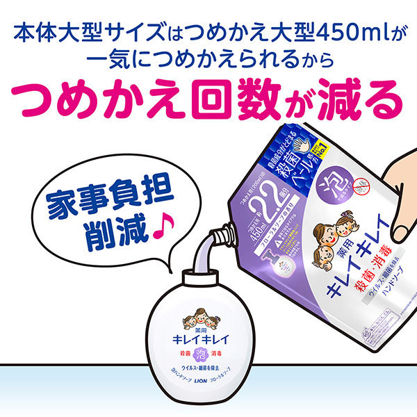 キレイキレイ 薬用泡ハンドソープ フローラルソープの香り 詰