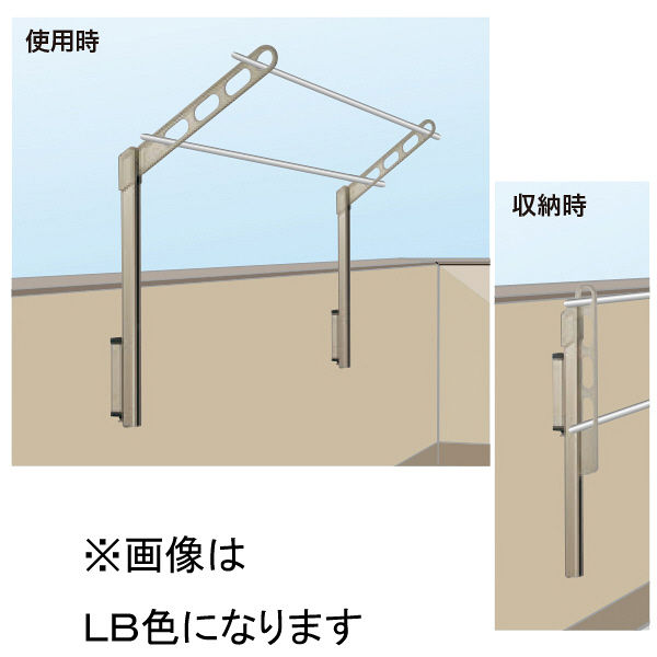 川口技研 腰壁用ホスクリーン上下式 EP型 ダークブロンズ EP-55-DB 1組 