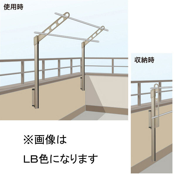 川口技研 腰壁用ホスクリーン上下式 EPL型 ダークブロンズ EPL-55-DB 1