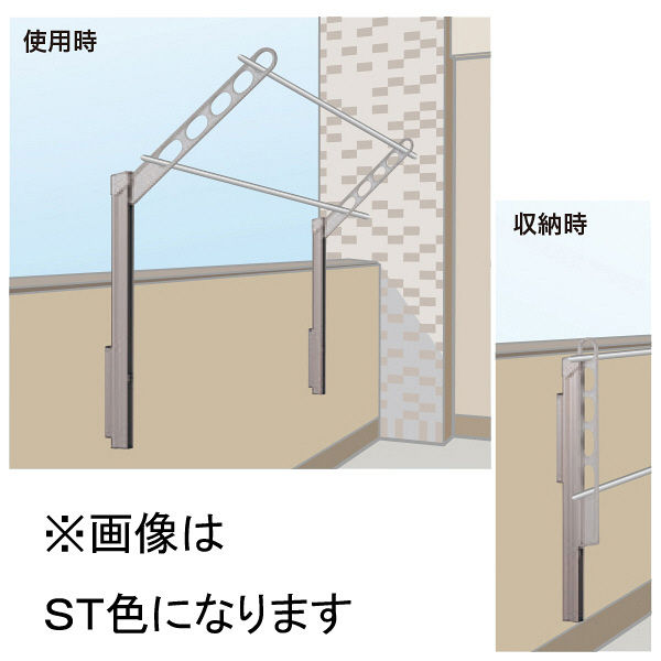 川口技研 腰壁用ホスクリーン上下式 GP型 ステンカラー GP-55-ST 1組