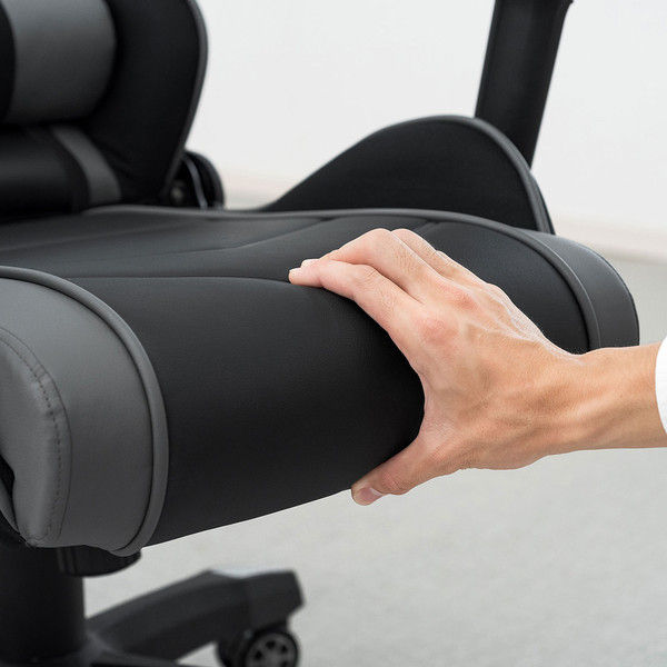 チェアワン サンワサプライ ゲーミングチェア SNC-L18GY 1脚（直送品