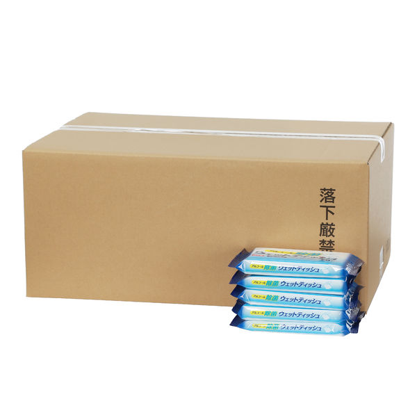 アスト 除菌大判ウェットティッシュ20枚DW01 321674 1セット(100個
