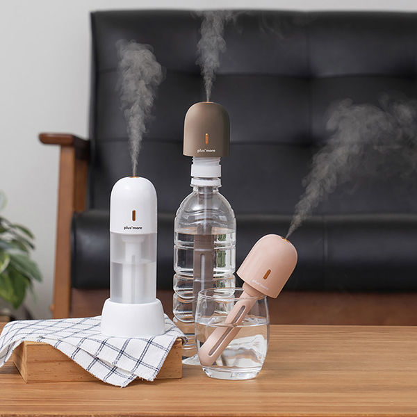 ライフオンプロダクツ 充電式3WAY ポータブル加湿器 スタンド付 ペール