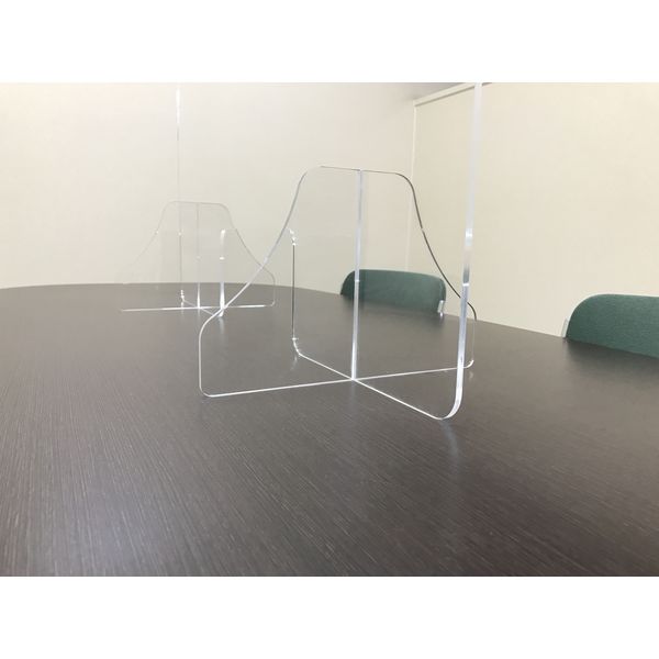 並行輸入品】関包スチール アクリルパーティション開口部付き幅