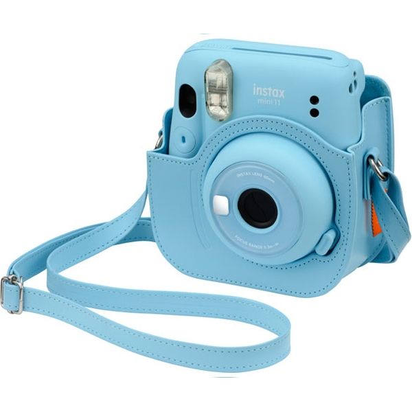 富士フイルム チェキ instax mini11 スカイブルー+専用ケース INS MINI