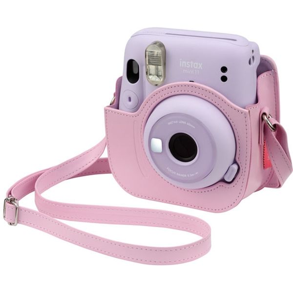 富士フイルム チェキ instax mini11 ライラックパープル＋専用ケース INS MINI 11 PURPLE+CASE 1セット（直送品）