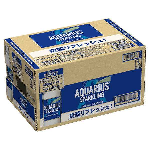 コカ・コーラ アクエリアス スパークリング 490ml 1セット（48本