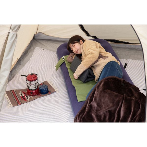 アイリスオーヤマ クッション 車 低反発 シートクッション 洗える 防水 撥水 充電式 アウトドアヒートマット HW-OM9-G オリーブグリーン（直送品）