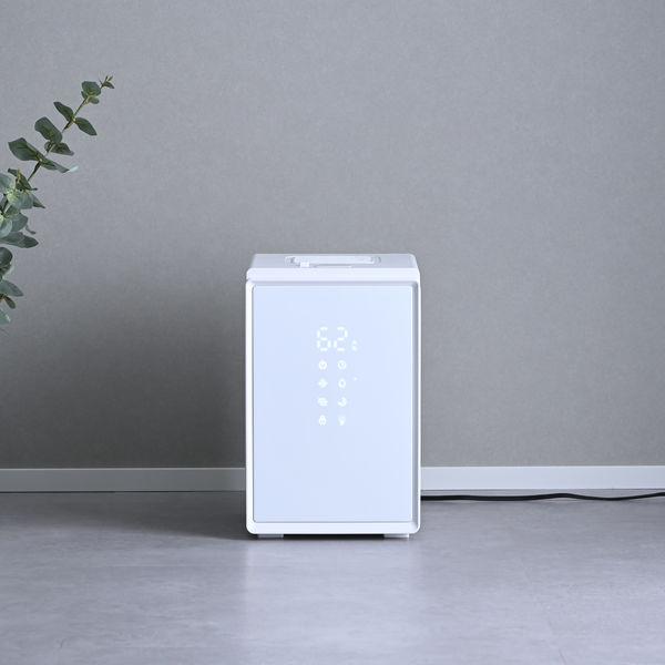 YAMAZEN スチーム式加湿器 上部給水 炊飯器型 内釜取外し 容量3.4L