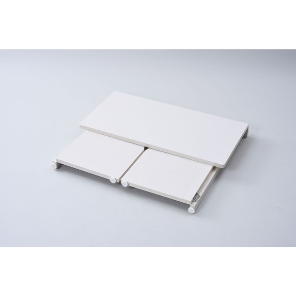 YAMAZEN 木製折りたたみテーブルMOT-8045(WW) 1台（直送品