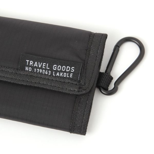 財布 レディース メンズ 三つ折りミニウォレット ブラック