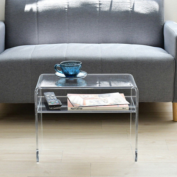 アクリル サイドテーブル 楽天市場】【マラソン期間中 最大P53倍】 サイドテーブル 透明