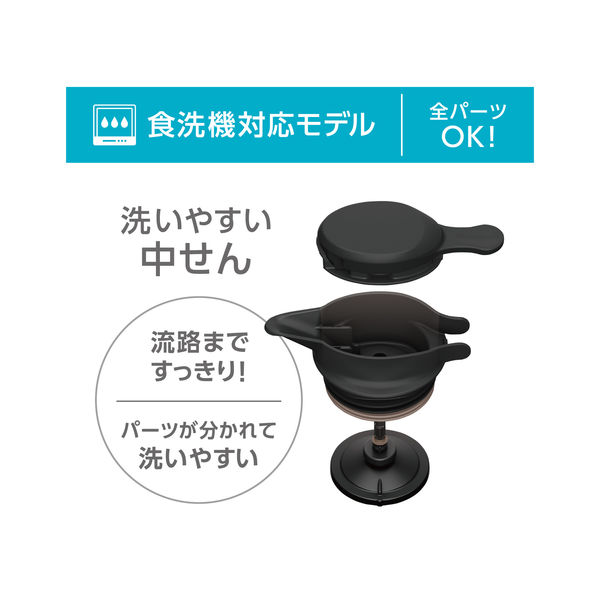サーモス ステンレスポット 1.0L ステンレス TTG-1000 S 1個 食