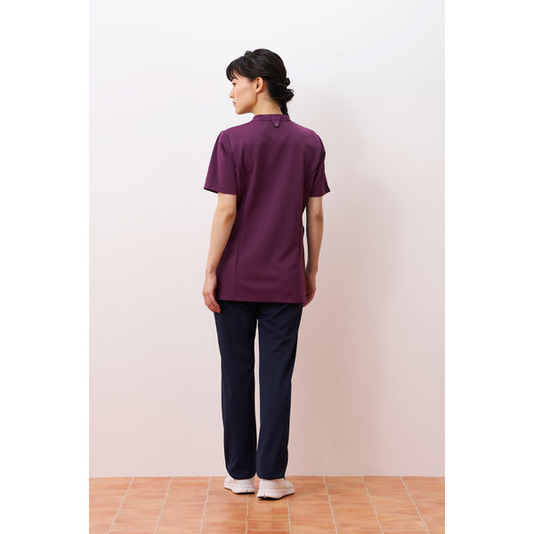 KAZEN 男女兼用スクラブ ボルドー 3L KZN714-27 1枚（直送品