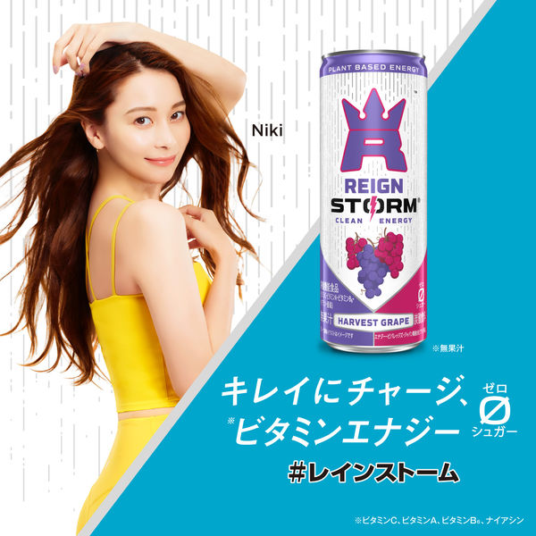 アサヒ飲料 レインストーム ハーベストグレープ 250ml 1セット（60缶