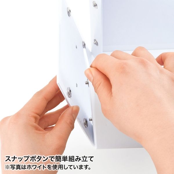 サンワサプライ 組み立て式CD BOX（ブラック） FCD-MT3BKN 1個