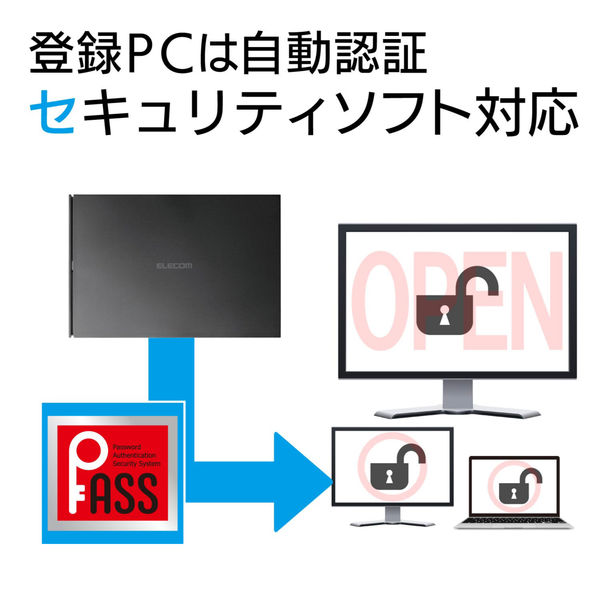 SSD 外付け ポータブル 2TB USB3.2(Gen1) 耐衝撃 ブラック ESD