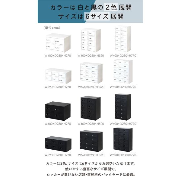 Netforce NSAFE（エヌセーフ）3列4段12人用 ダイヤル錠 幅590×奥行280