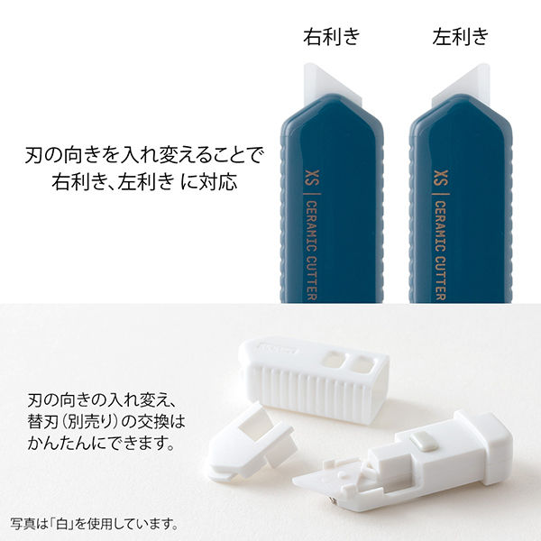 シングルカッター値段下げました デザインフィル XS セラミックカッター 紺 35645006 1個（直送品