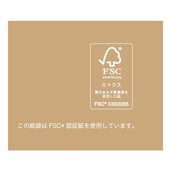 ネクスタ デザイン宅配袋（FSC(R)認証） 茶 小サイズ 封かん