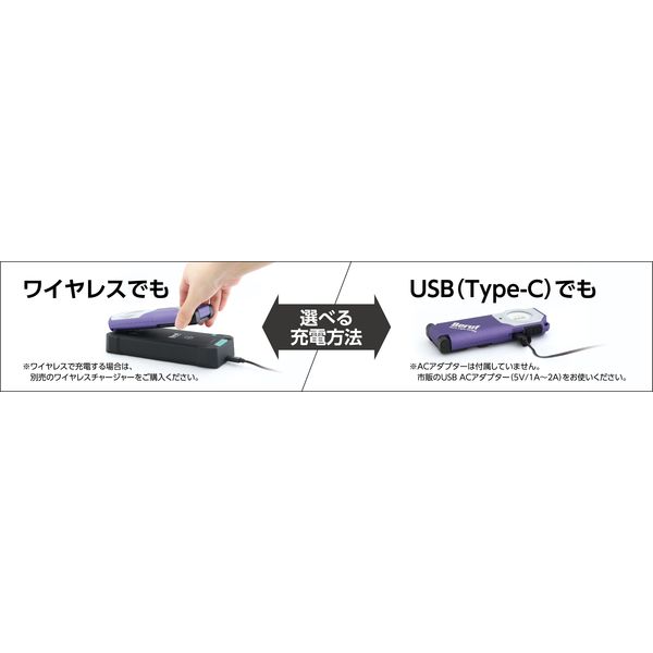 イチネンアクセス UVC&ワイヤレスチャージライト BWL-WC501RUV 87255 1