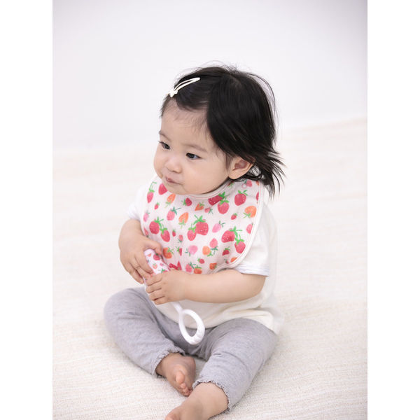 ウェーブ スタイ くだもの 女の子 男の子 日本製 ガーゼ イチゴ 440117