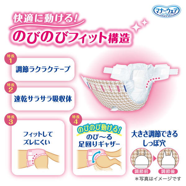 マナーウェア sss 女の子用　４２枚入り　未開封7袋　開封済み１袋　合計８袋 64099___SSS42__1.jpg?v=1661149003