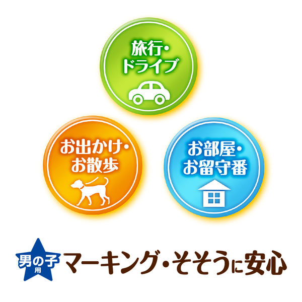 マナーウェア 男の子用 Mサイズ 小~中型犬用 42枚 ペット用 マナーウェア 男の子用 Mサイズ 小~中型犬用 42枚 ペット用