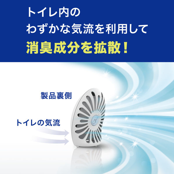 ファブリーズ W消臭 トイレ用 消臭芳香剤 シトラス・スプラッシュ 1パック（2個入） P＆G アスクル