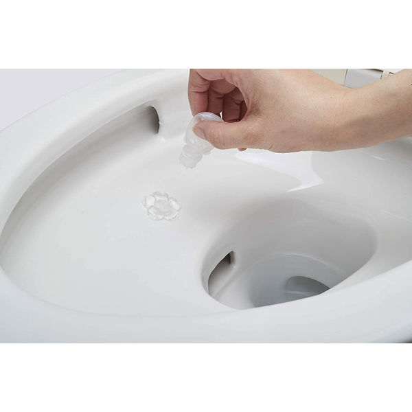 ブルーレットデコラル除菌効果プラス トイレ便器の内側 香りと汚れ着付 ...