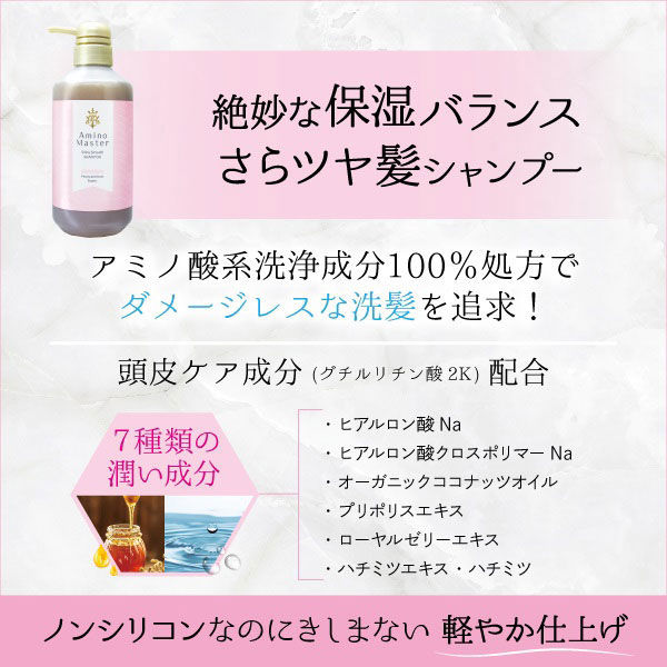 アミノマスターシャイニースムース シャンプー ポンプ 500ml ときわ