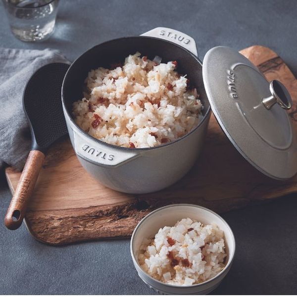 ストウブ （staub） ラ ココット de GOHAN S グレー 12cm ご飯鍋 炊飯