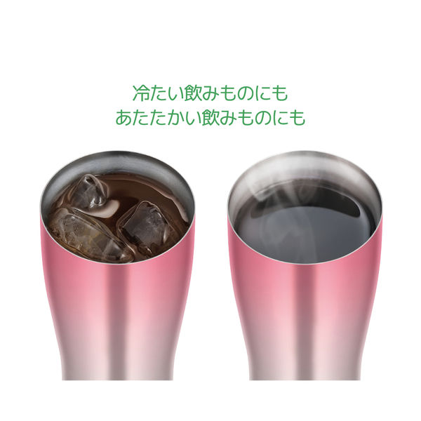 サーモス（THERMOS） 真空断熱タンブラー 600ml ピンクフェード JDE-601C P-FD 1個 - アスクル