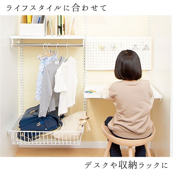 藤山 Fitrack(フィットラック) シューズ用 軽量樹脂棚 幅750×mm奥行