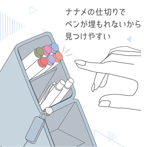 ソニック カクスタ ポータブルペン立て シアーデザイン シリコン