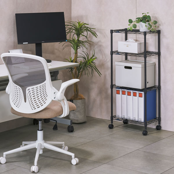 ドウシシャ ルミナスEXラック 4段 幅445×奥行295×高さ1040mm