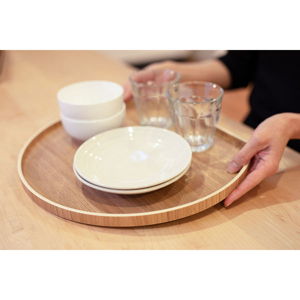 かのりゅう 半月盆 お盆 トレー 506967 1セット(1枚×5)（直送品
