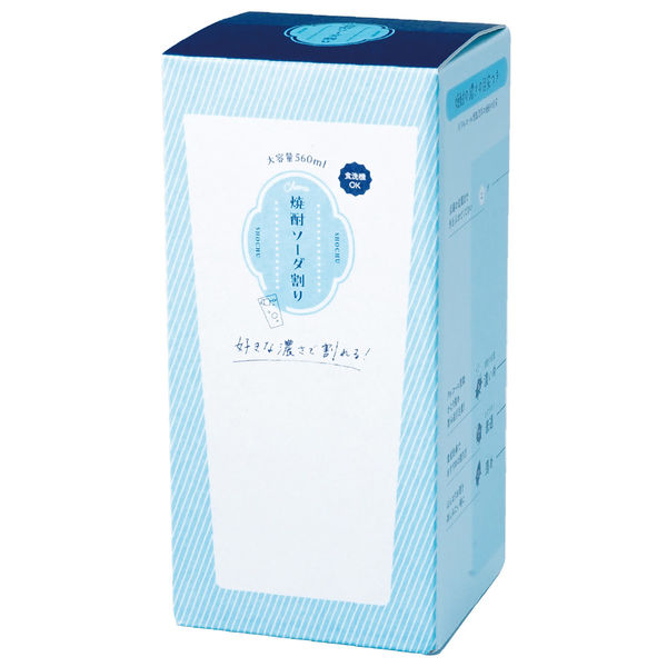 東洋佐々木ガラス 焼酎ソーダ割りグラス(目安つき) 560ml B