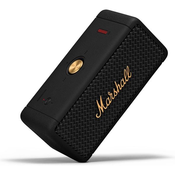 Marshall ワイヤレスポータブル防水スピーカー ブラック&ブラス
