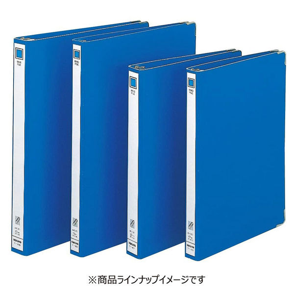 コクヨ リングファイルA4縦120枚収納17mm30穴青 フ-470B 1個