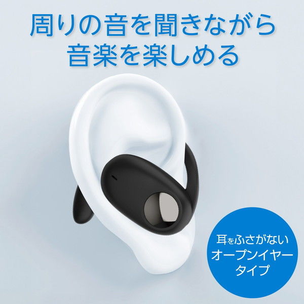 グリーンハウス オープンイヤー型 ワイヤレスイヤホン ホワイト GH