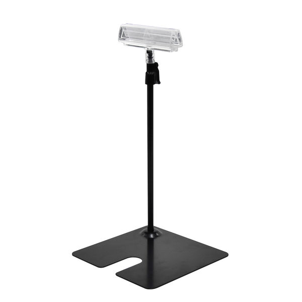 アゲート標本 黒いスタンド付き 約17cm 4b20f4edeac67651b245a050f49d29